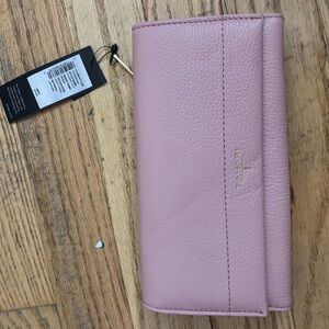 Tahari Pink Leather wallet NWT